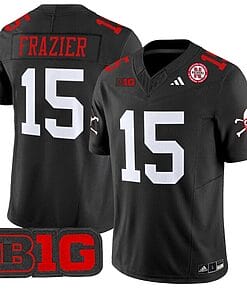 Tommie Frazier Jersey #15 Nebraska Cornhuskers Vapor Limited Football Black