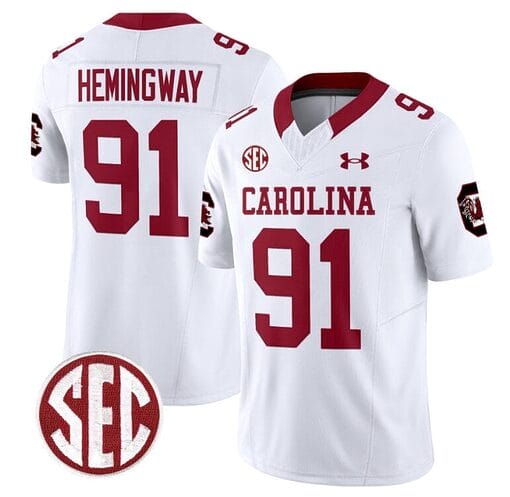 Tonka Hemingway Jersey #91 South Carolina Gamecocks Football 1980 Throwback Vapor Limited White
