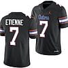 Trevor Etienne Jersey 7 Florida Gators Alternate College Football 2023 24 Black