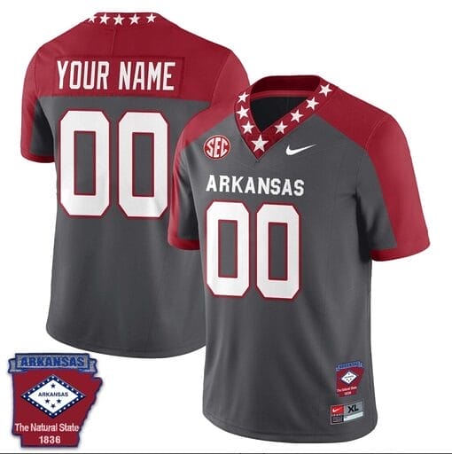 Custom Arkansas Razorbacks Jersey