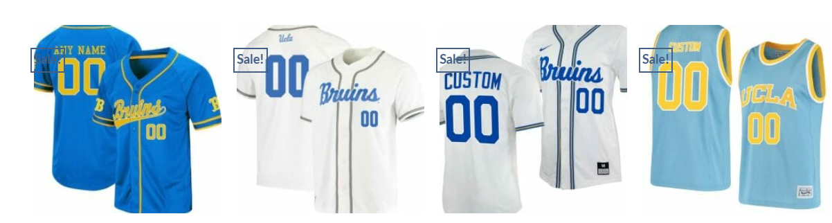 Custom UCLA Bruins Jersey