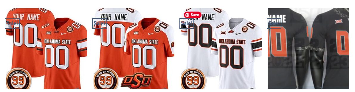 Custom Oklahoma State Cowboys Jersey