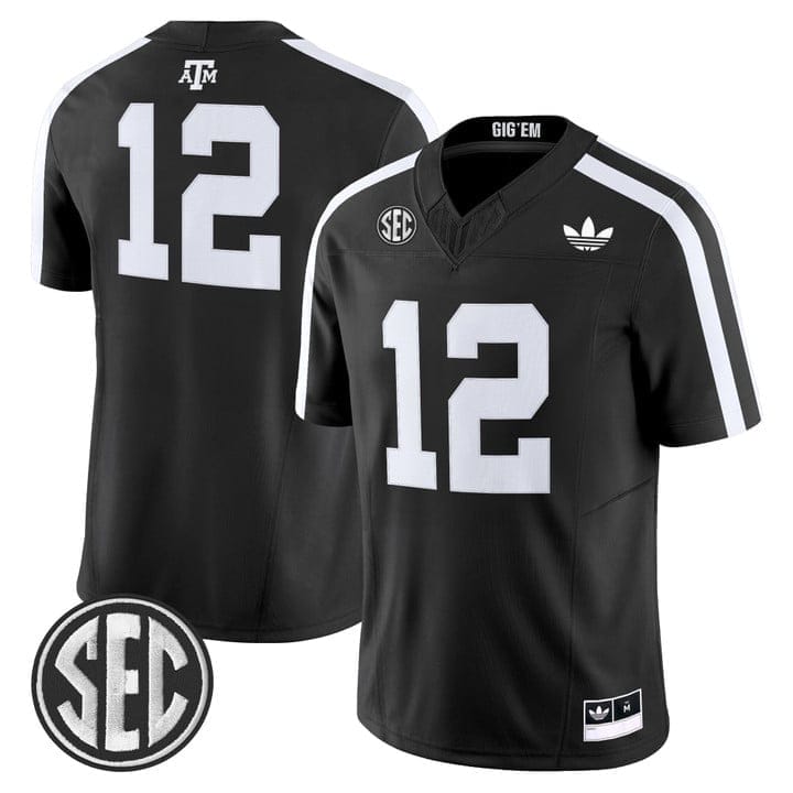 12th Man Jersey #12 Texas A&M Aggies 2025 Vapor Limited V2 Stitched