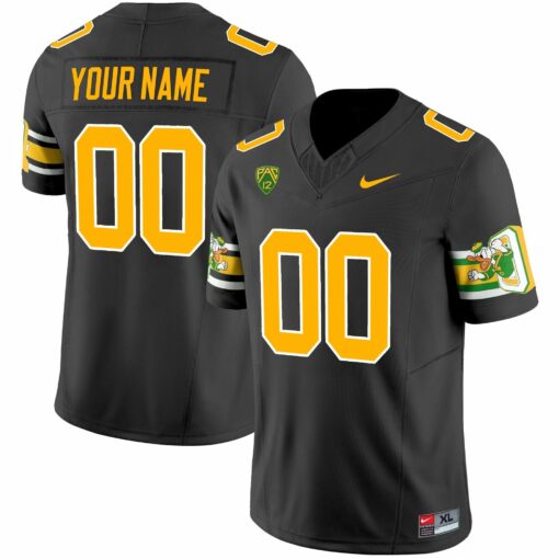 Custom Oregon Ducks Jersey 'Mighty Oregon' 1984 Throwback V2 - Stitched All Colors - Image 4