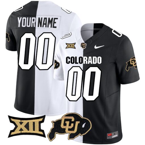 Custom Colorado Buffaloes Jersey Vapor Limited V2 - Big 12 XII Patch - All Stitched - Image 6