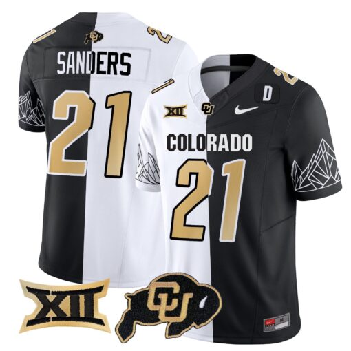 Colorado Buffaloes Vapor Limited Jersey V3 - Big 12 XII Patch - All Stitched - Image 29