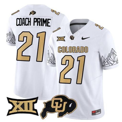 Colorado Buffaloes Vapor Limited Jersey V3 - Big 12 XII Patch - All Stitched - Image 7