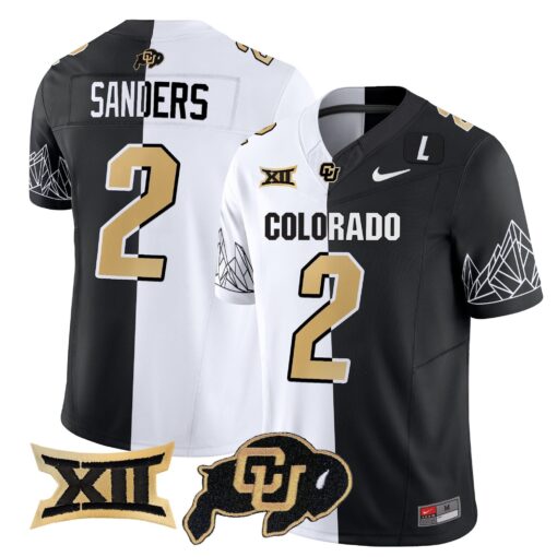 Colorado Buffaloes Vapor Limited Jersey V3 - Big 12 XII Patch - All Stitched - Image 27