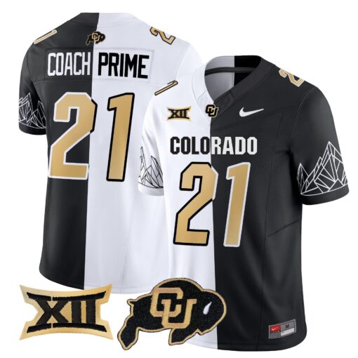 Colorado Buffaloes Vapor Limited Jersey V3 - Big 12 XII Patch - All Stitched - Image 33