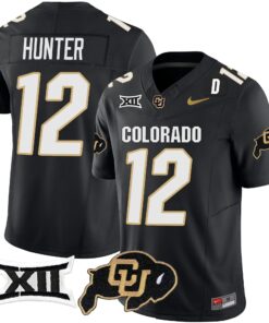 Alternative view of Colorado Buffaloes Vapor Limited Jersey V2 - Big 12 XII Patch - All Stitched
