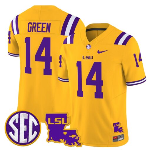 LSU Tigers 2025 Louisiana Patch Vapor Limited Jersey - All Stitched - Image 36
