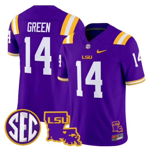 LSU Tigers 2025 Louisiana Patch Vapor Limited Jersey - All Stitched - Image 29