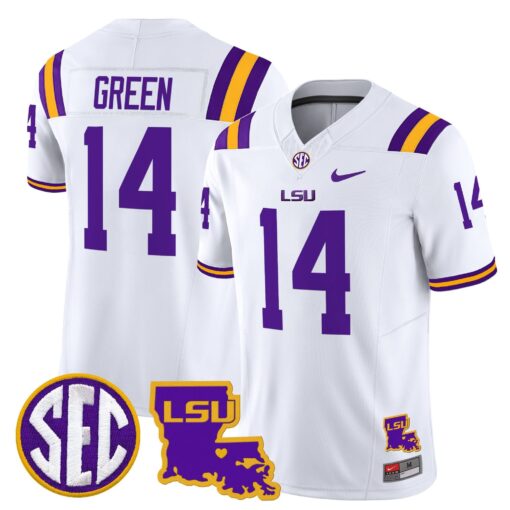LSU Tigers 2025 Louisiana Patch Vapor Limited Jersey - All Stitched - Image 11