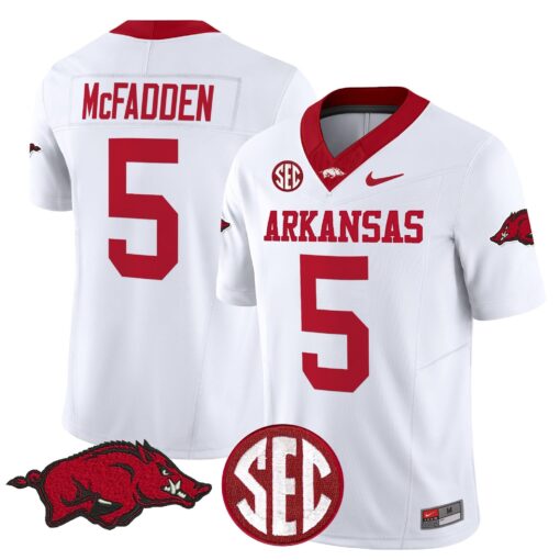 Arkansas Razorbacks Vapor Limited Jersey - All Stitched - Image 30