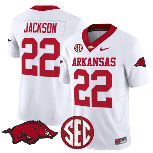 Arkansas Razorbacks Vapor Limited Jersey - All Stitched - Image 28