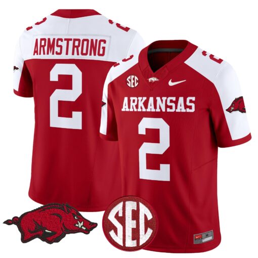 Arkansas Razorbacks Vapor Limited Jersey - All Stitched - Image 3