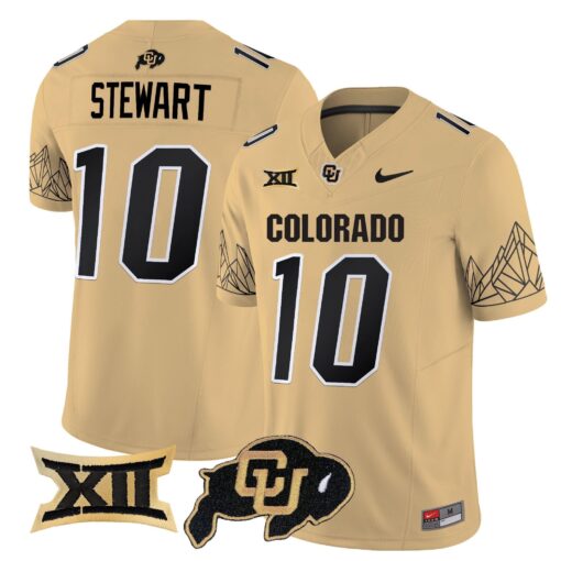 Colorado Buffaloes Vapor Limited Jersey V3 - Big 12 XII Patch - All Stitched - Image 24