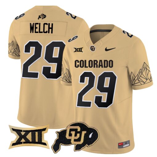 Colorado Buffaloes Vapor Limited Jersey V3 - Big 12 XII Patch - All Stitched - Image 21