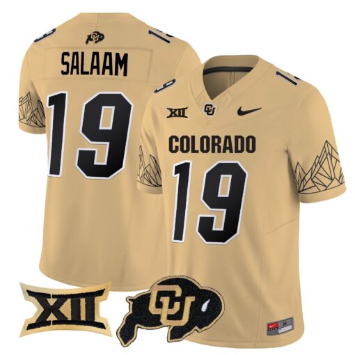 Colorado Buffaloes Vapor Limited Jersey V3 - Big 12 XII Patch - All Stitched - Image 22