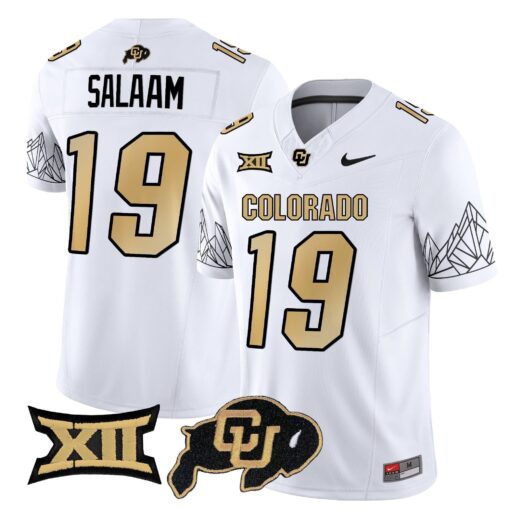 Colorado Buffaloes Vapor Limited Jersey V3 - Big 12 XII Patch - All Stitched - Image 5
