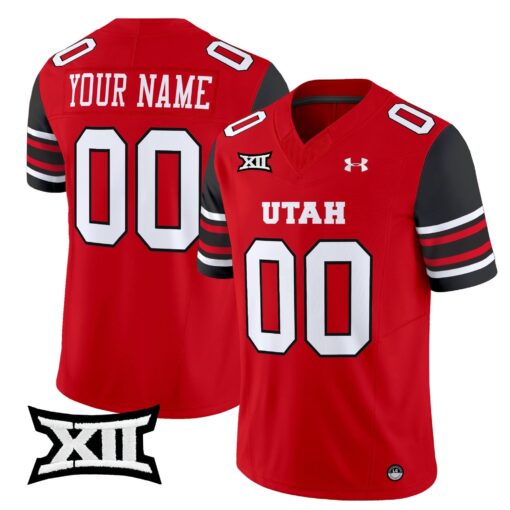 Custom Utah Utes Jersey 2025 Name and Number Vapor Limited - All Stitched - Image 2