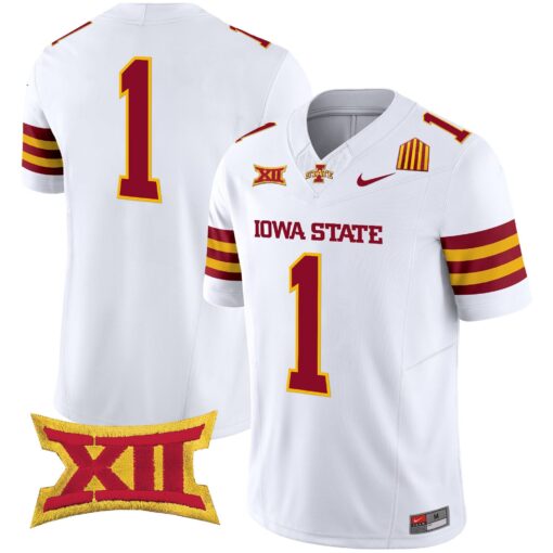 Iowa State Cyclones 2025 Vapor Limited Jersey - All Stitched - Image 40