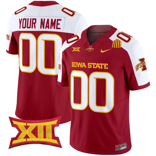 Custom Iowa State Cyclones Jersey Name, Number 2025 Vapor Limited - All Stitched