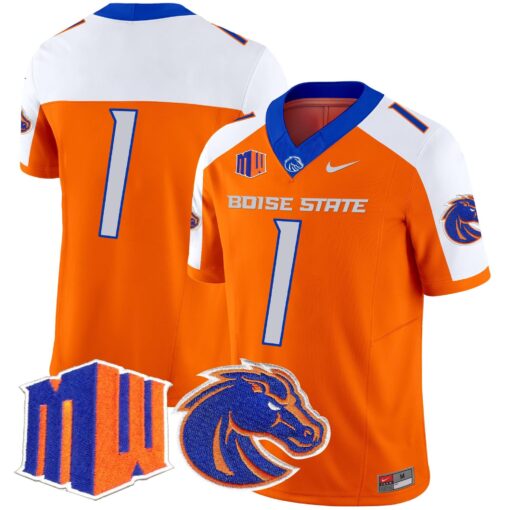 Boise State Broncos 2025 Vapor Limited Jersey - All Stitched - Image 17