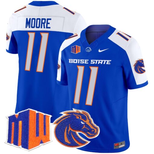 Boise State Broncos 2025 Vapor Limited Jersey - All Stitched - Image 7