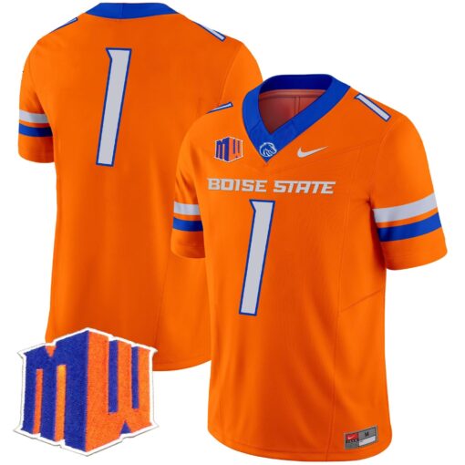 Boise State Broncos 2025 Vapor Limited Jersey - All Stitched - Image 35