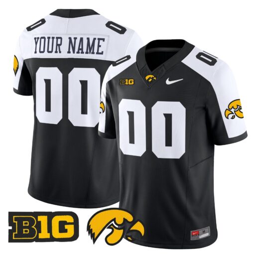 Custom Iowa Hawkeyes Jersey Name, Number 2025 Vapor Limited - All Stitched