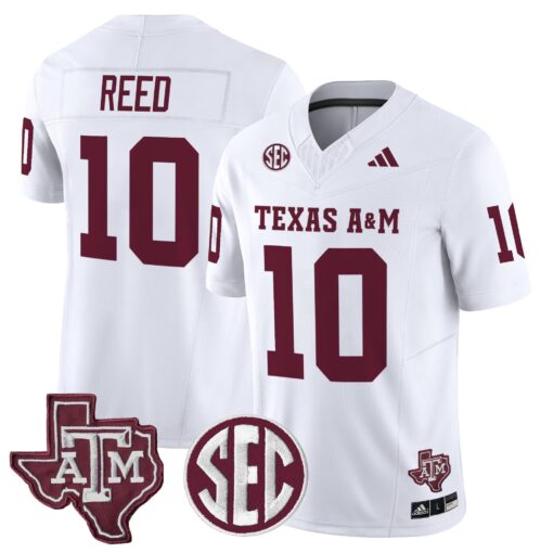 Texas A&M Aggies 2025 Vapor Limited Jersey - All Stitched - Image 22