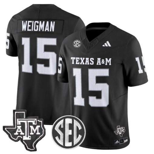 Texas A&M Aggies 2025 Vapor Limited Jersey - All Stitched - Image 18