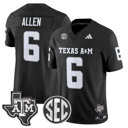 Texas A&M Aggies 2025 Vapor Limited Jersey - All Stitched - Image 17