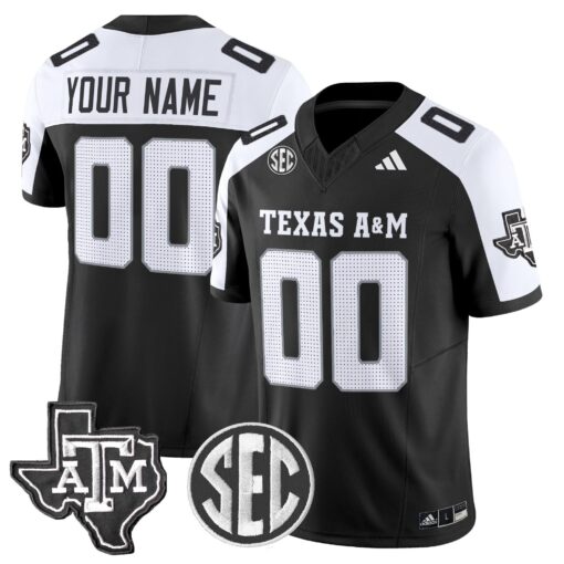 Custom Texas A&M Aggies Jersey 2025 Name, Number Vapor Limited - All Stitched - Image 2