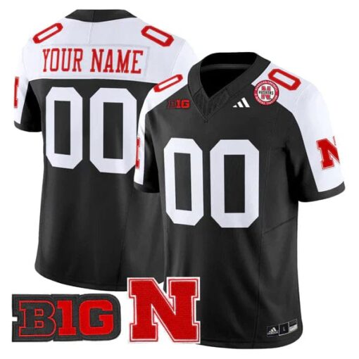 Custom Nebraska Football Jersey Name, Number 2025 "Blackout" - All Stitched - Image 3