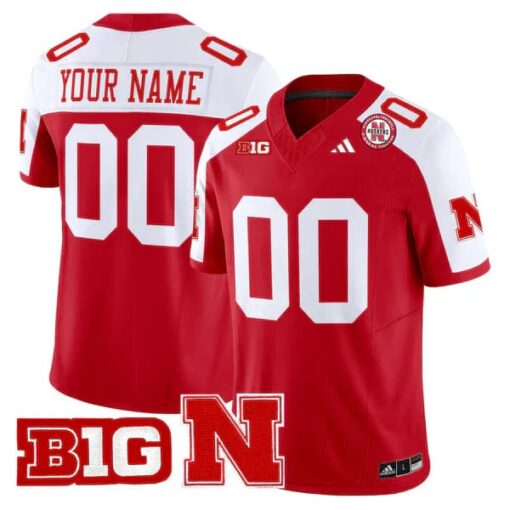 Custom Nebraska Football Jersey Name, Number 2025 "Blackout" - All Stitched - Image 6