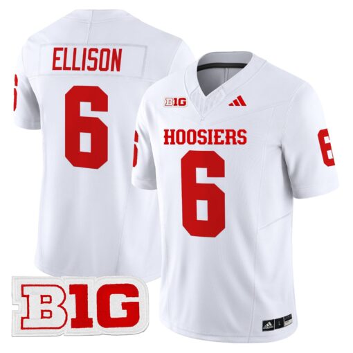 Indiana Hoosiers 2025 Vapor Limited Jersey - All Stitched - Image 5