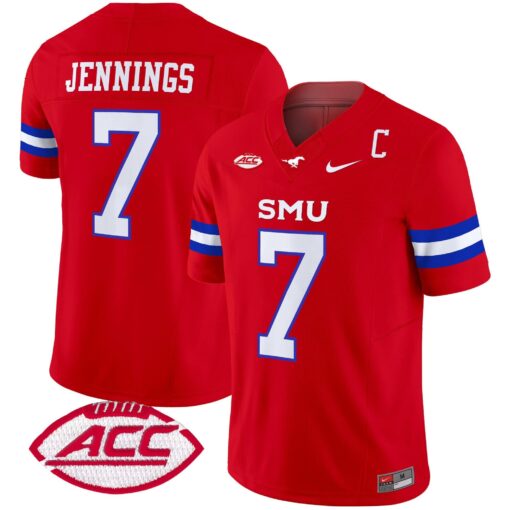 SMU Mustangs 2025 Vapor Limited Jersey - All Stitched - Image 22