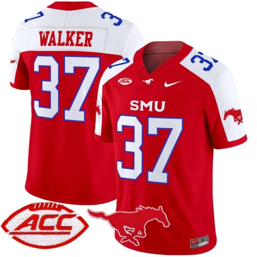 SMU Mustangs 2025 Vapor Limited Jersey - All Stitched - Image 5