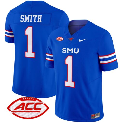 SMU Mustangs 2025 Vapor Limited Jersey - All Stitched - Image 16