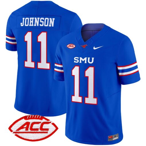 SMU Mustangs 2025 Vapor Limited Jersey - All Stitched - Image 18