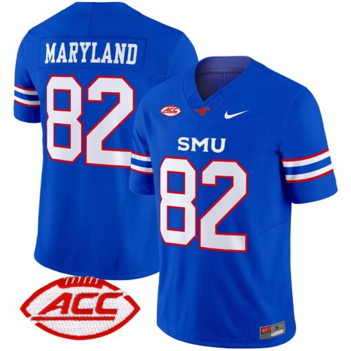 SMU Mustangs 2025 Vapor Limited Jersey - All Stitched - Image 17