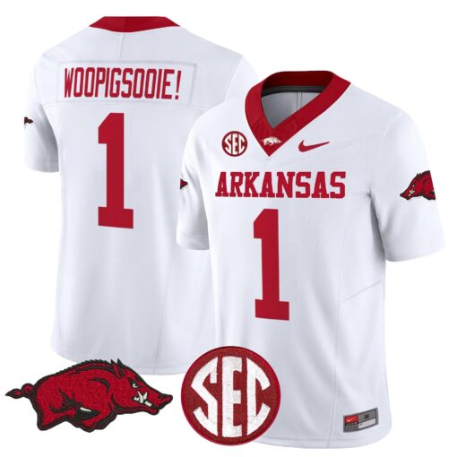 Arkansas Razorbacks Vapor Limited Jersey - All Stitched - Image 33