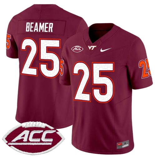 Virginia Tech Hokies 2025 Vapor Limited Jersey - All Stitched - Image 34