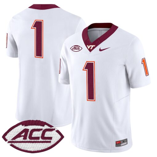 Virginia Tech Hokies 2025 Vapor Limited Jersey - All Stitched - Image 35