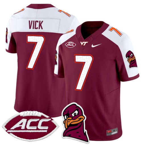 Virginia Tech Hokies 2025 Vapor Limited Jersey - All Stitched - Image 14