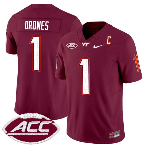 Virginia Tech Hokies 2025 Vapor Limited Jersey - All Stitched