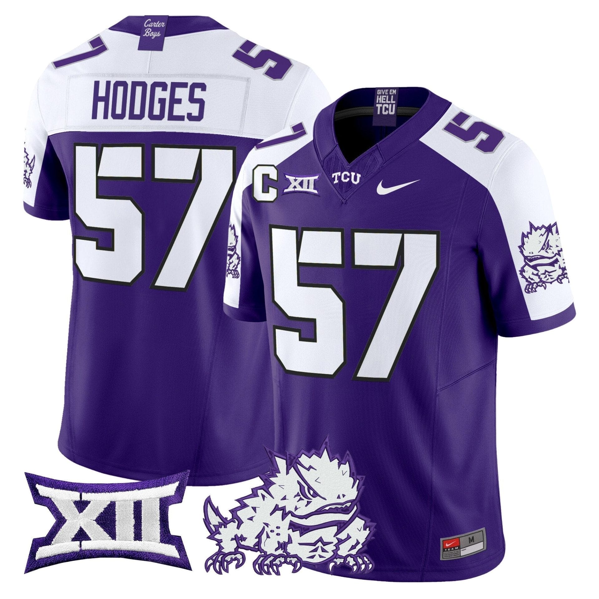 TCU Horned Frogs 2025 Vapor Limited Jersey - All stitched - Image 30