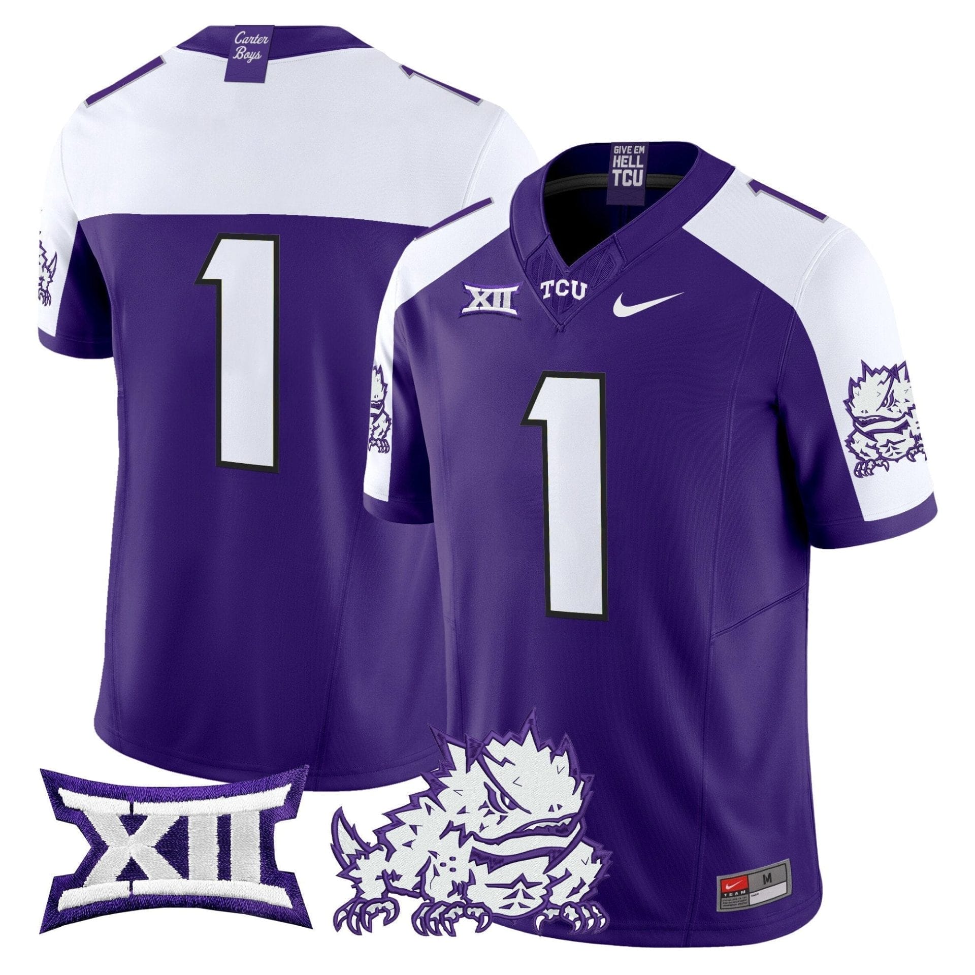 TCU Horned Frogs 2025 Vapor Limited Jersey - All stitched - Image 33